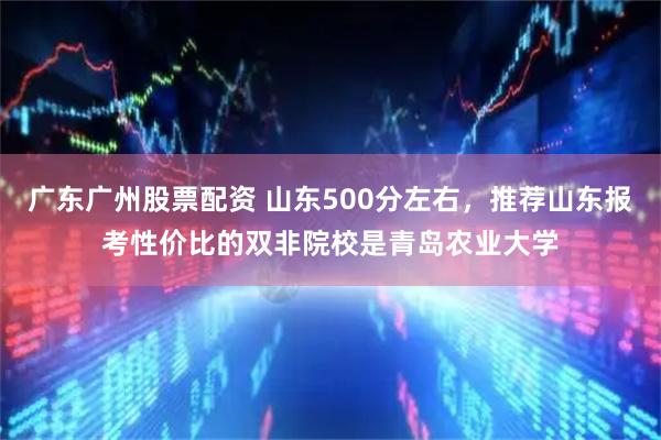 广东广州股票配资 山东500分左右，推荐山东报考性价比的双非院校是青岛农业大学
